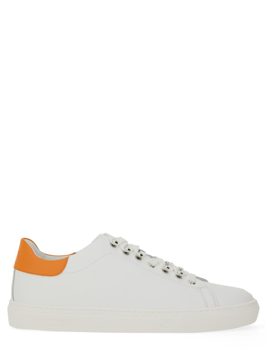 White Leather Sneakers 1