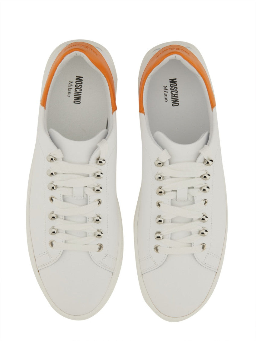 White Leather Sneakers 4