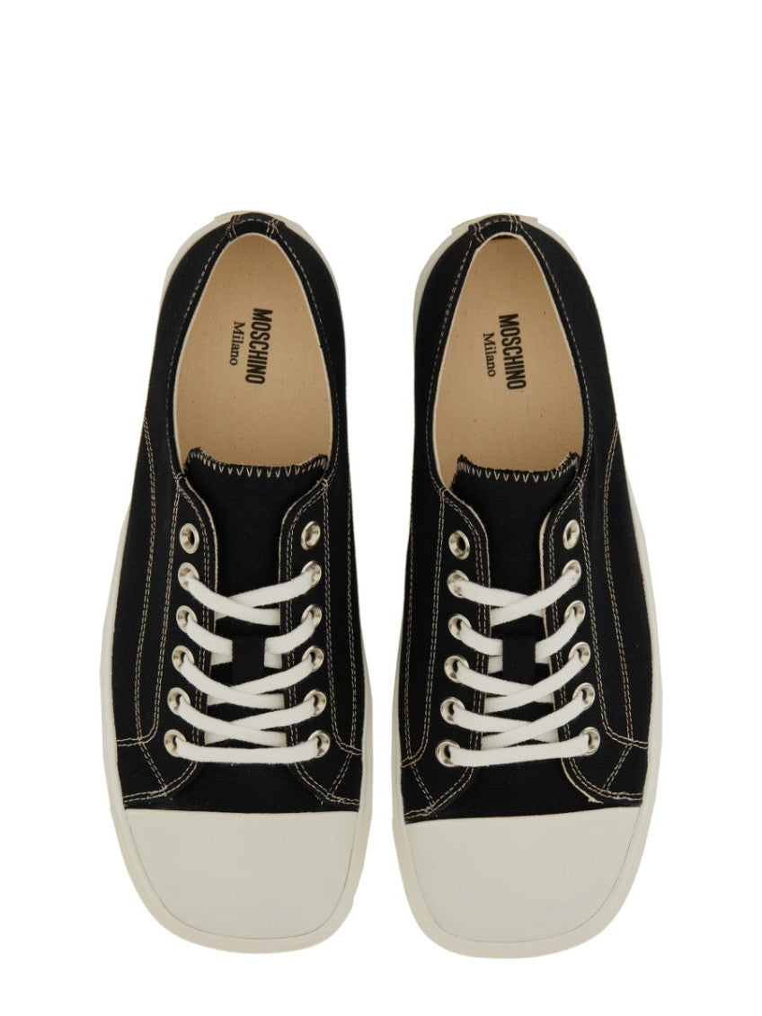 Black Canvas Sneakers 3