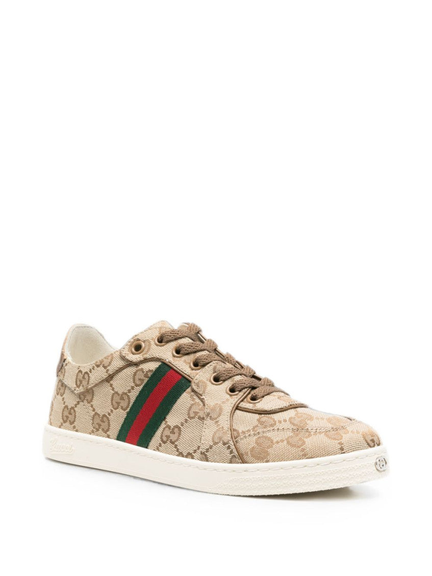 Beige Logo Sneakers 2