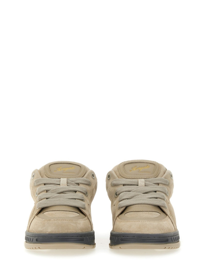 Beige Lace Up Sneakers 4