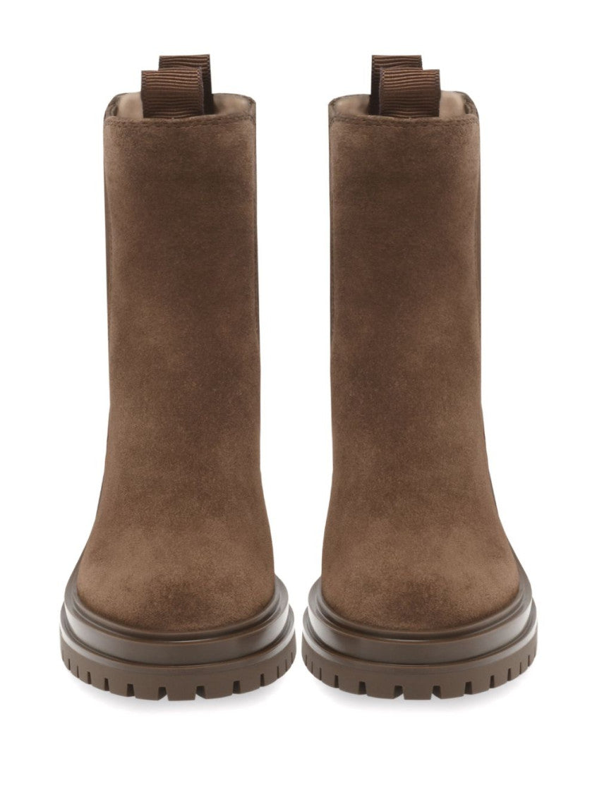 Brown Chester Suede Boots 2