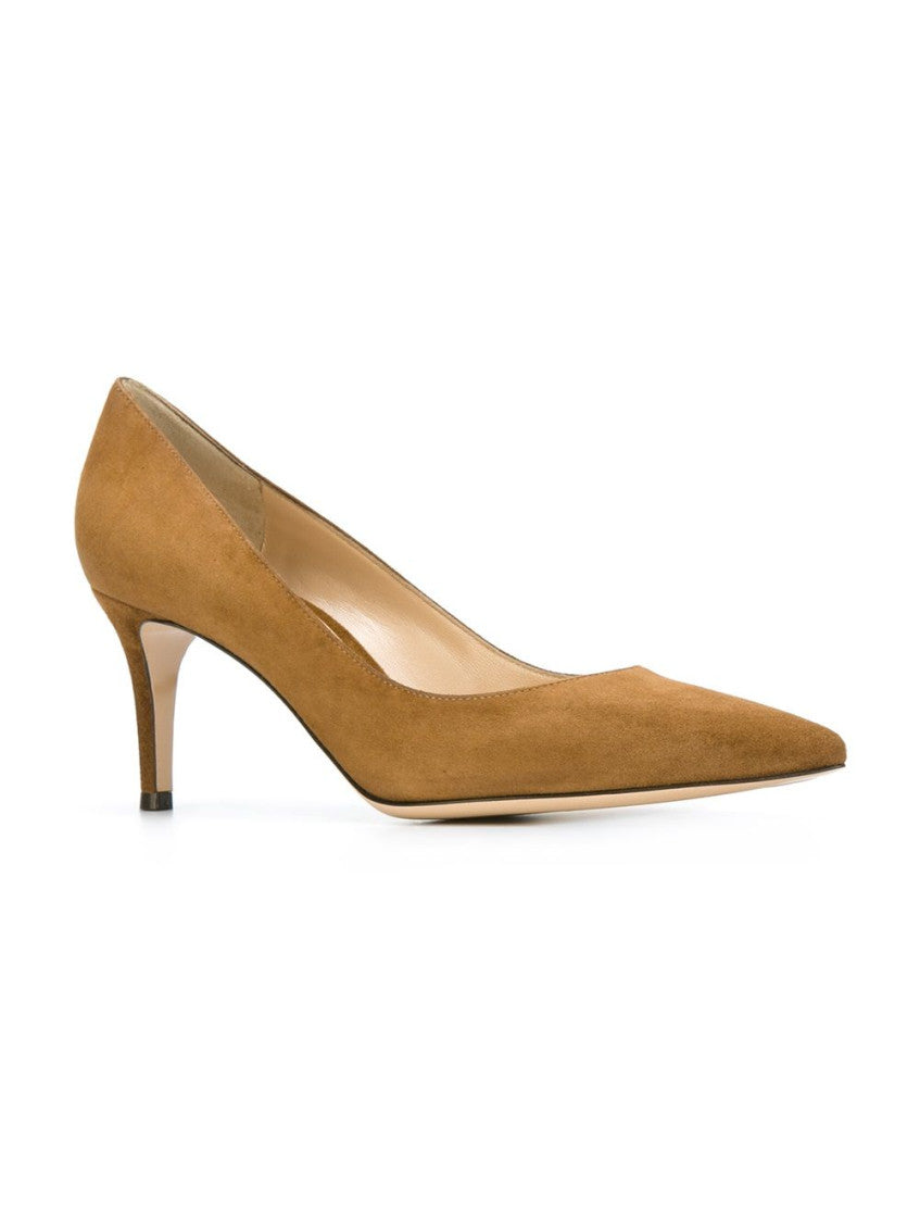 Brown Suede Pumps 2