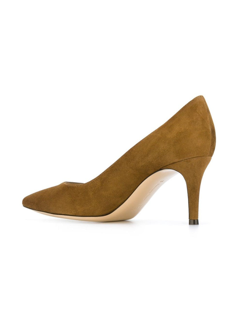 Brown Suede Pumps 3
