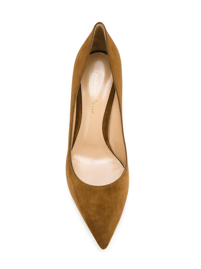 Brown Suede Pumps 4
