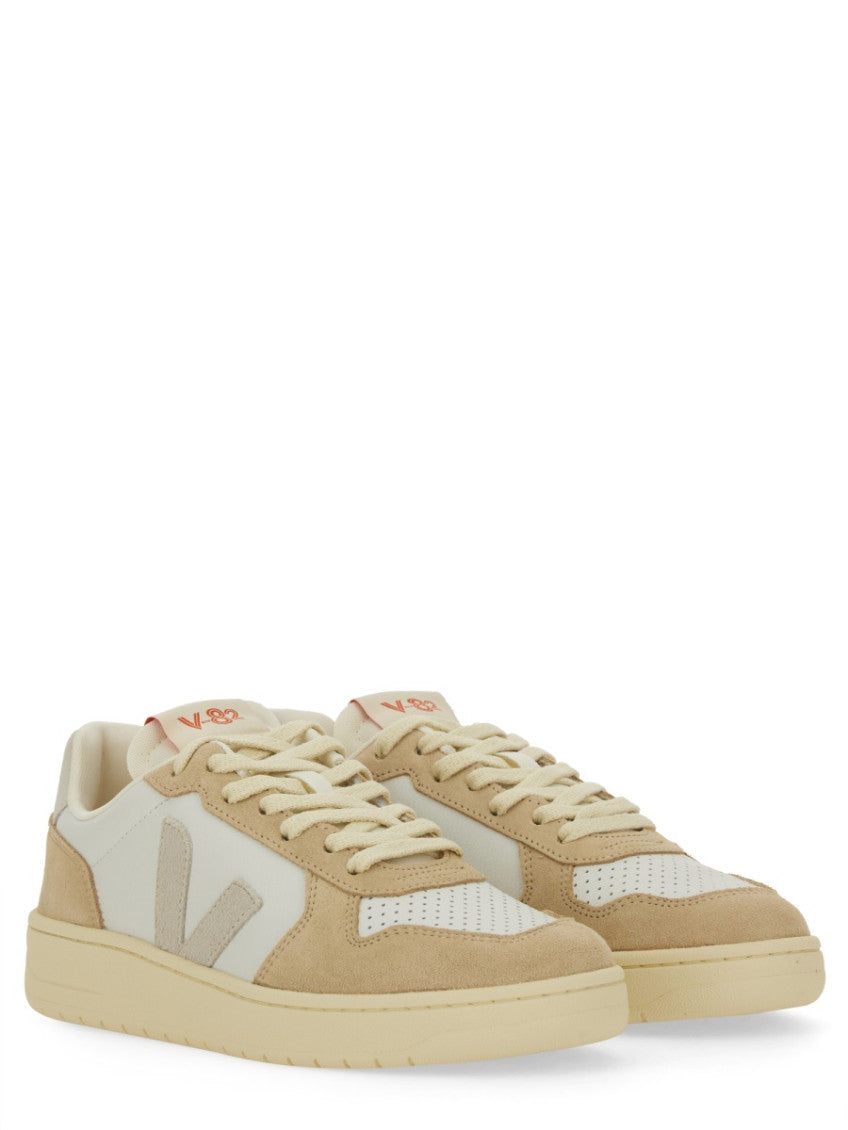 Beige Logo Sneakers 2