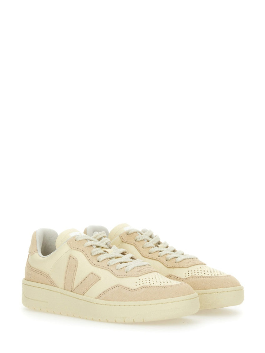 Beige Logo Sneakers 2