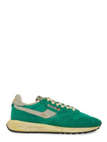 Green Lace Up Sneakers 1