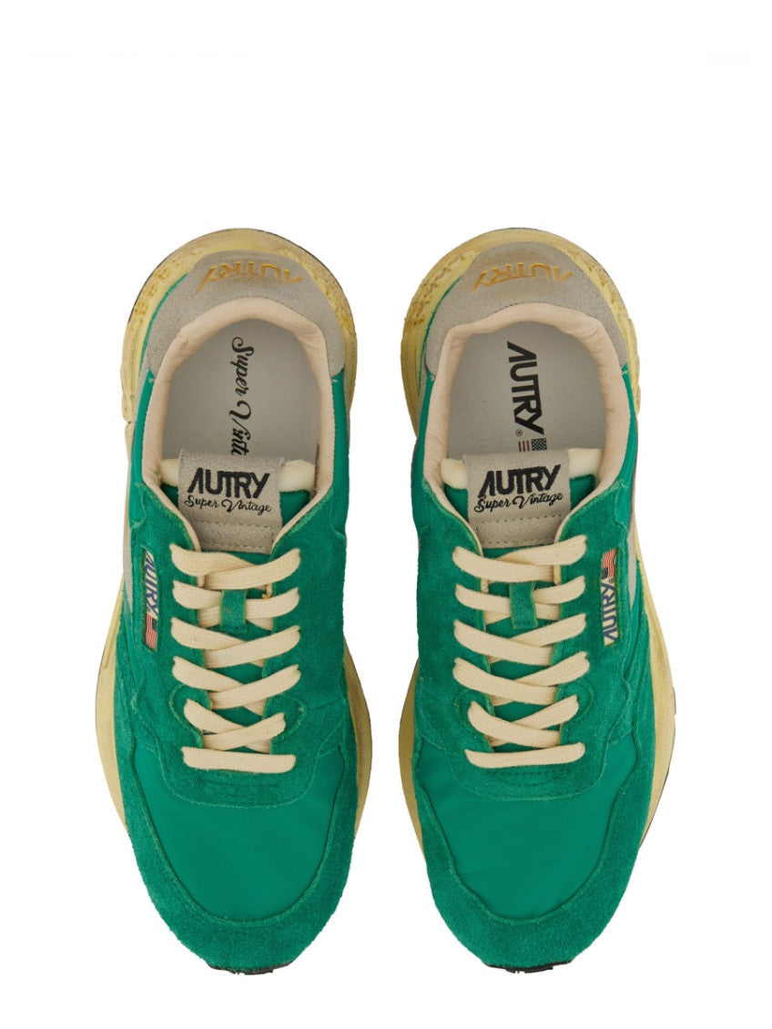 Green Lace Up Sneakers 5