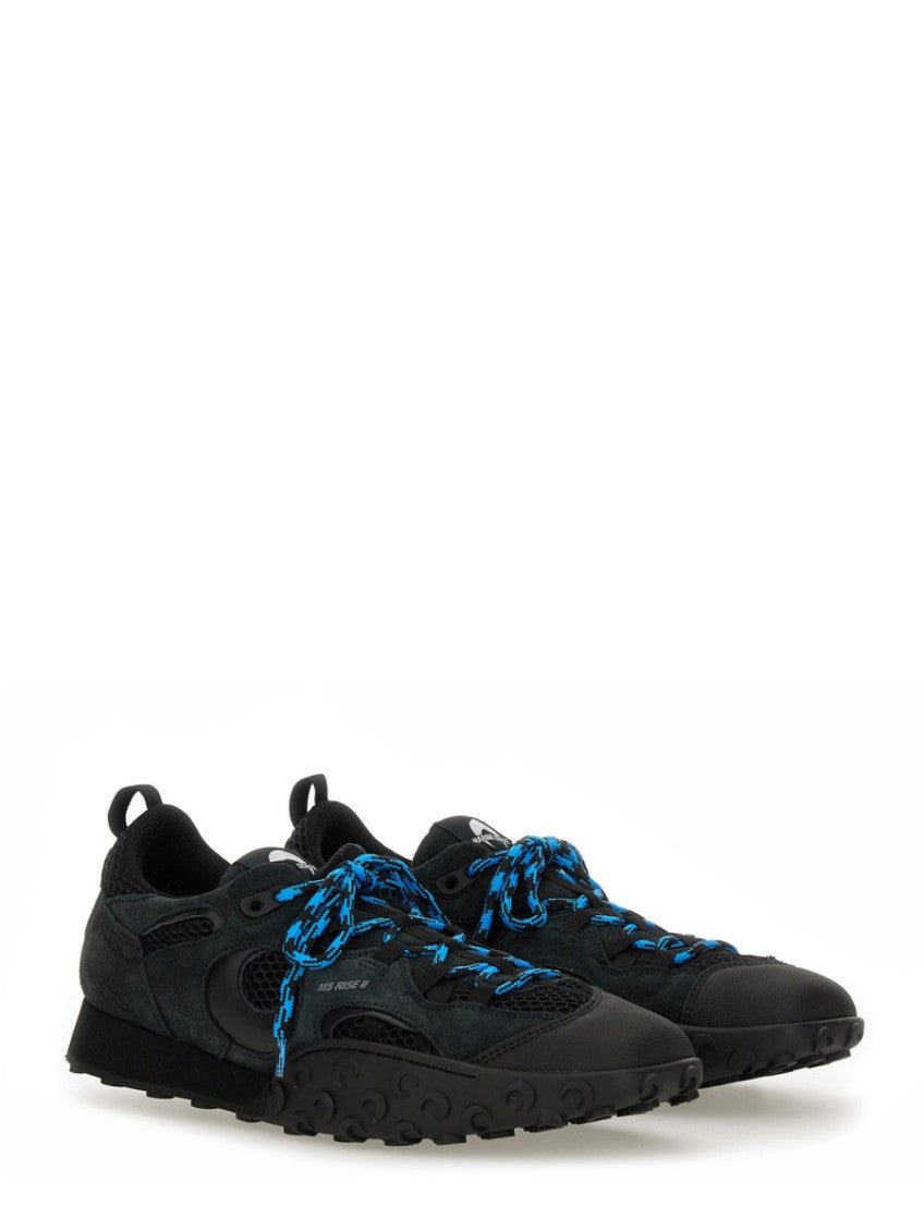Black Lace Up Sneakers 2