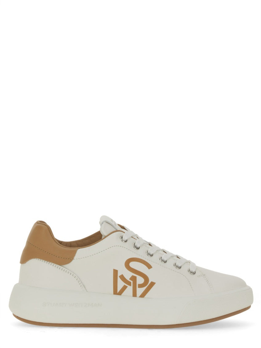 White Logo Sneakers 1