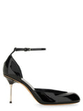Black Ankle Strap Heels 1