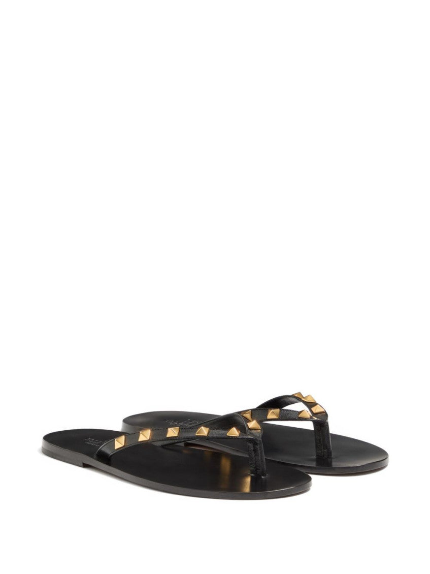 Black Rockstud Sandals 2