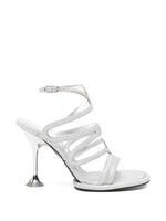 Silver Glittered Heels 1