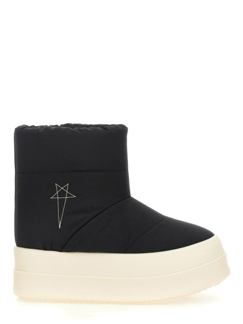 Black Slip On Boots 1