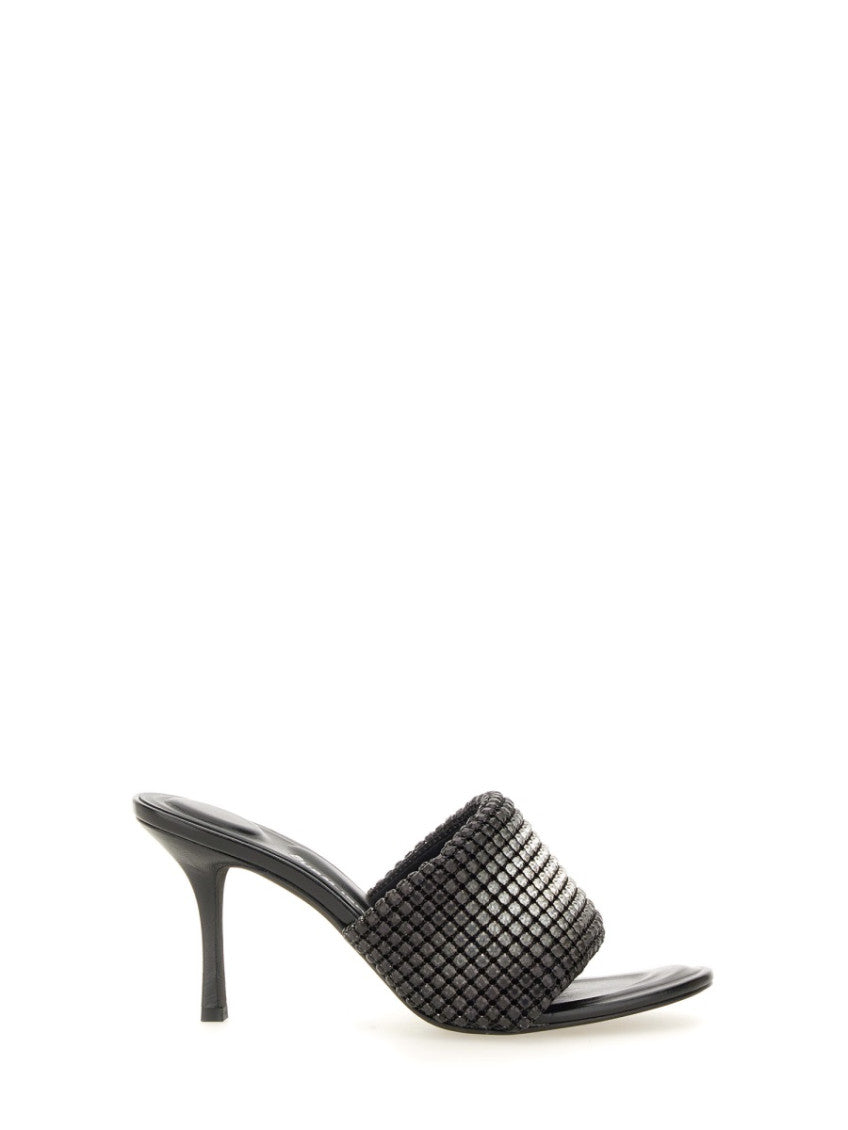 Black Slip On Heels 1