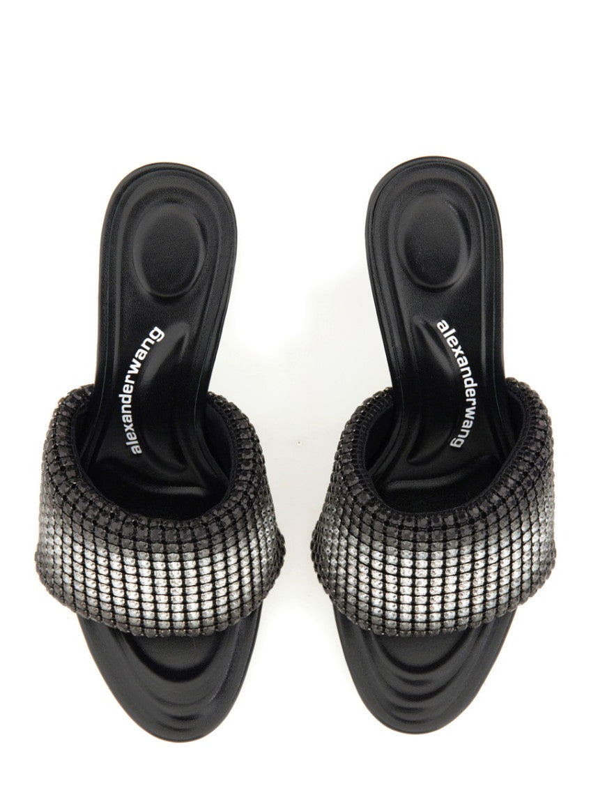 Black Slip On Heels 5