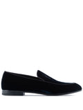 Navy Slip On Loafers 1