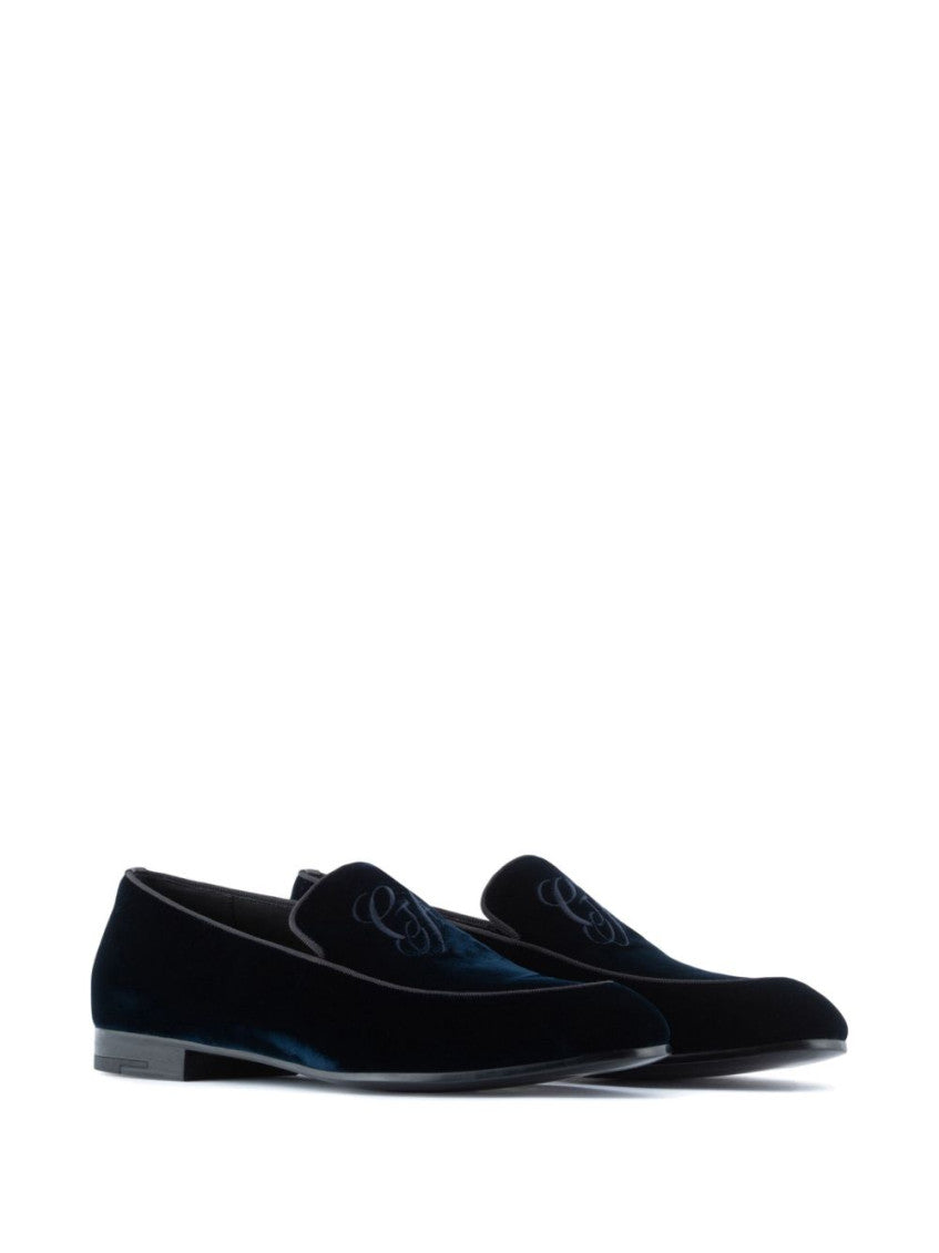 Navy Slip On Loafers 4