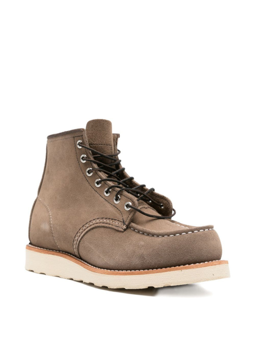 Brown Solid Heritage Boots 3