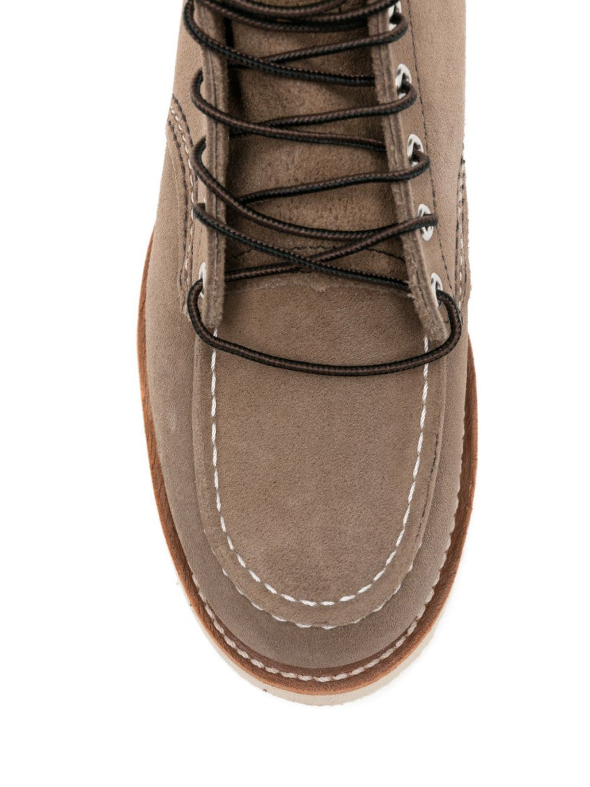 Brown Solid Heritage Boots 4