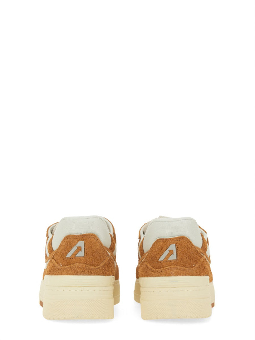 Orange Lace UP Sneakers 3