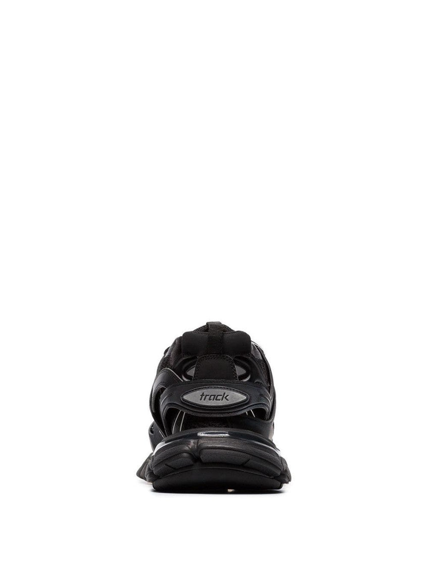 Black Logo Track Sneakers 4