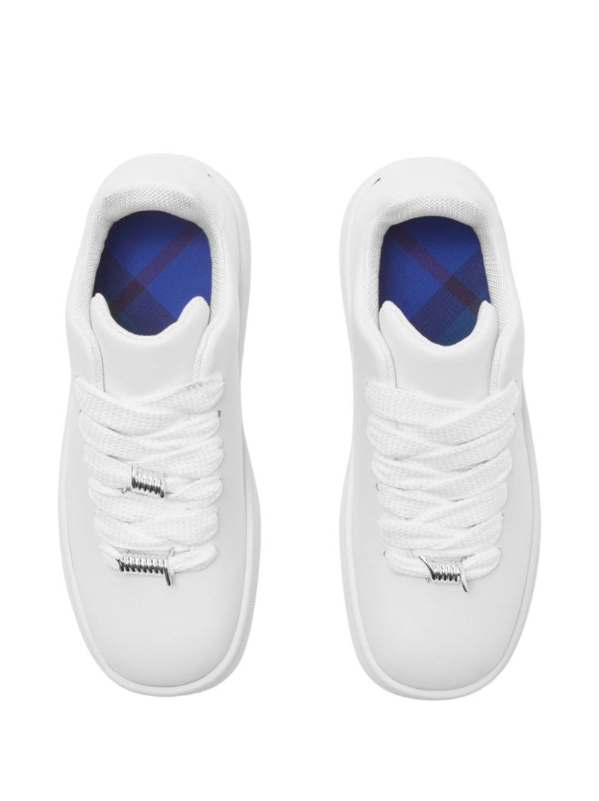 White Lace Up Sneakers 3