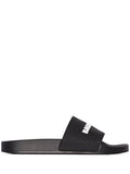 Black Logo Pool Slides 1