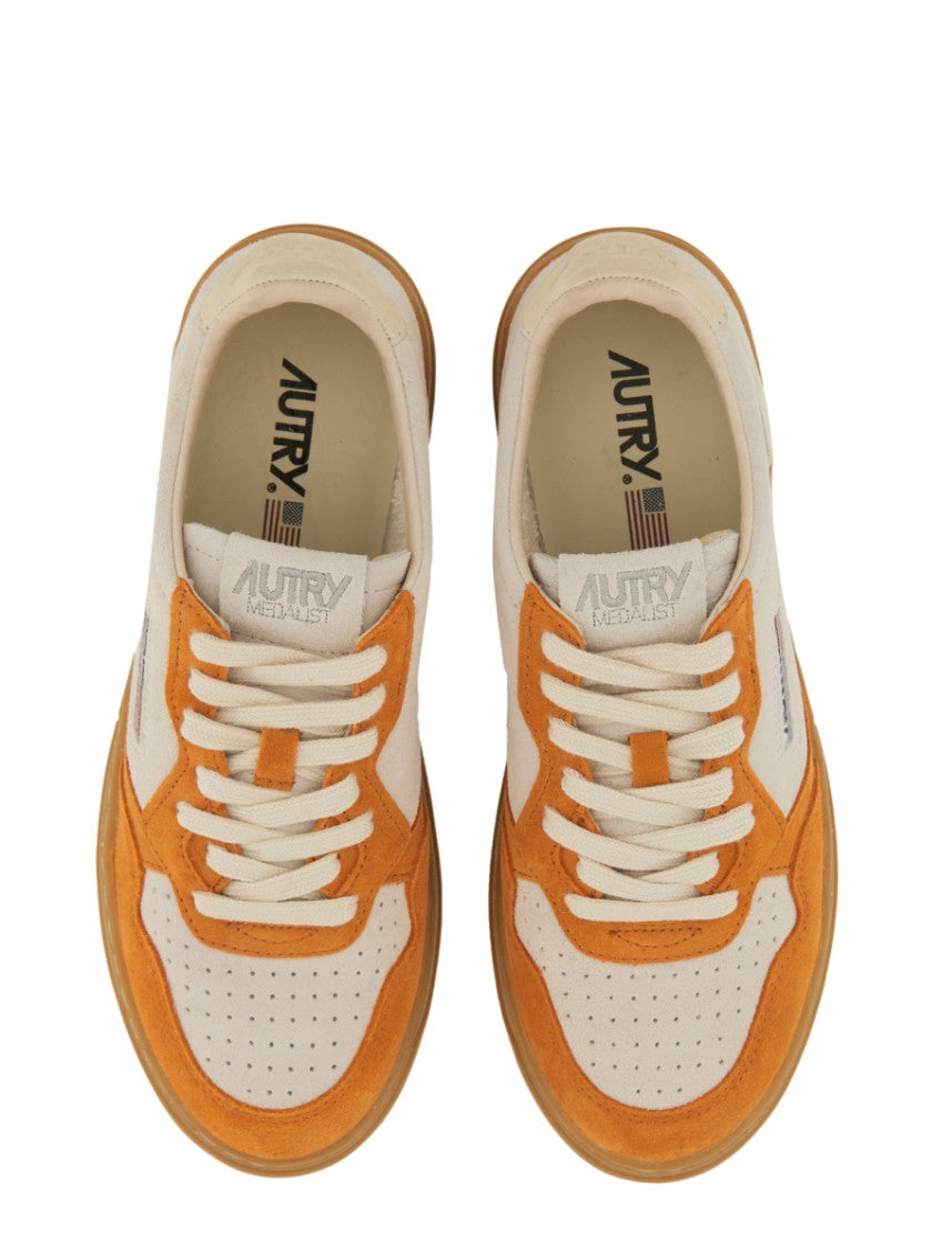 Orange  logo Sneakers 5