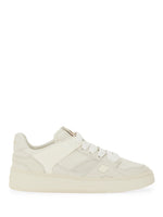 White Lace Up Sneakers 1
