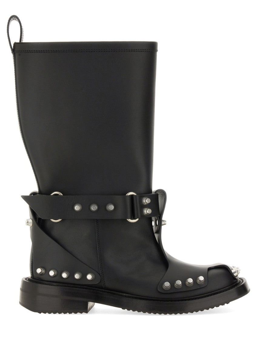 Black Leather Boots 1