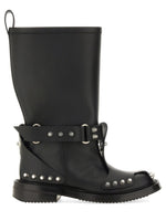 Black Leather Boots 1