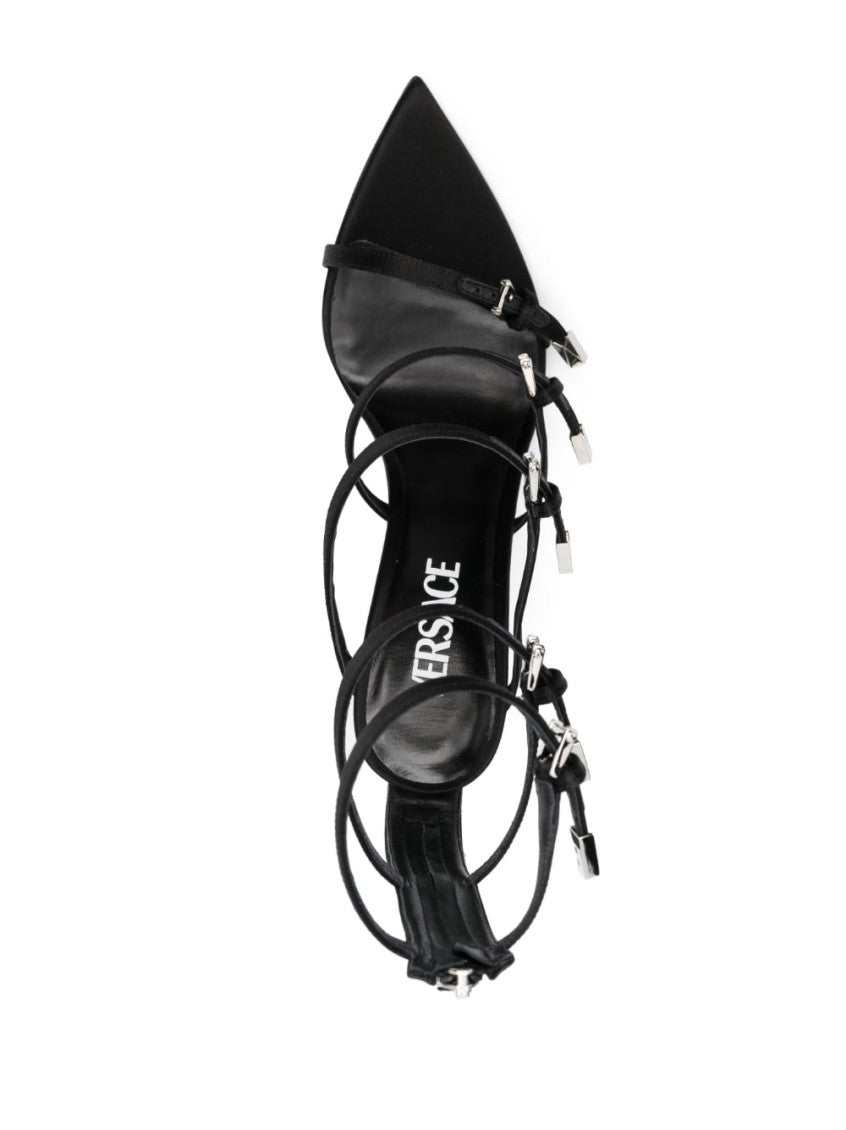 Black Leather Heels 4