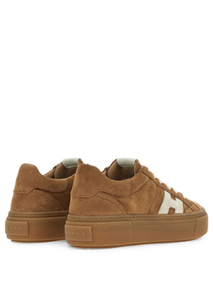 Beige Logo Sneakers 3