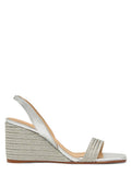 Silver Solid Sandals 1