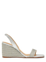 Silver Solid Sandals 1