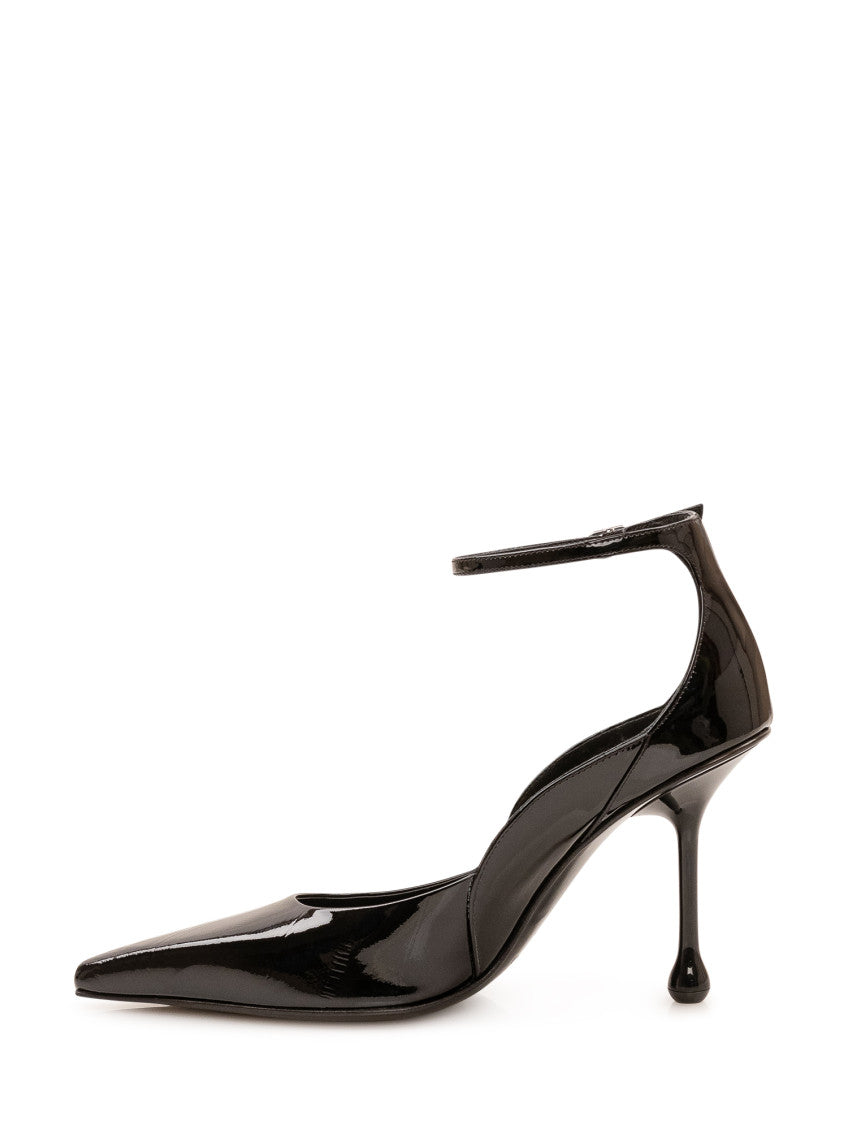 Black Ankle Strap Pumps 4