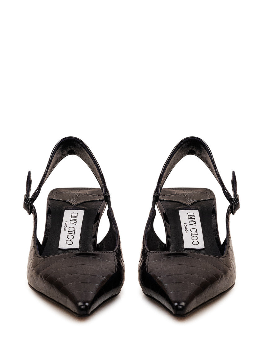 Black Solid Pumps 2