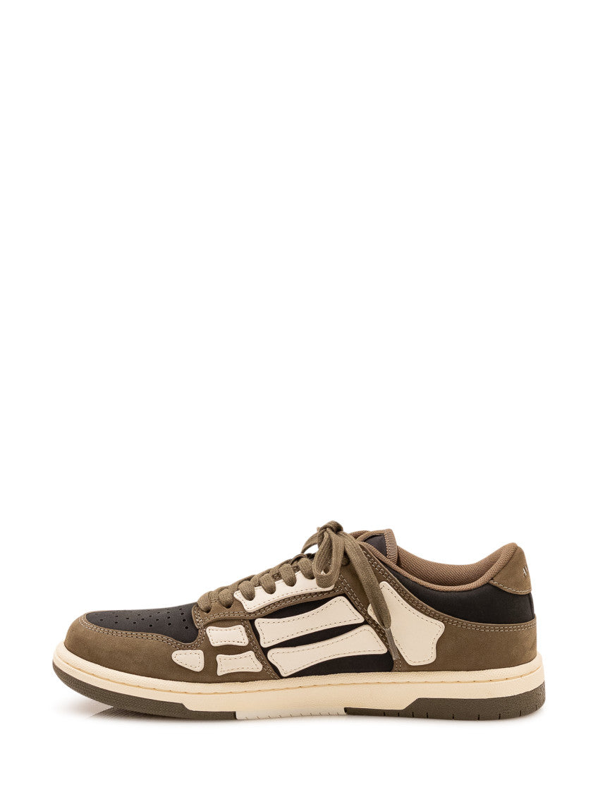 Brown Color Block Sneakers 4