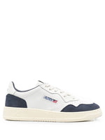 White Color Block Sneakers 1