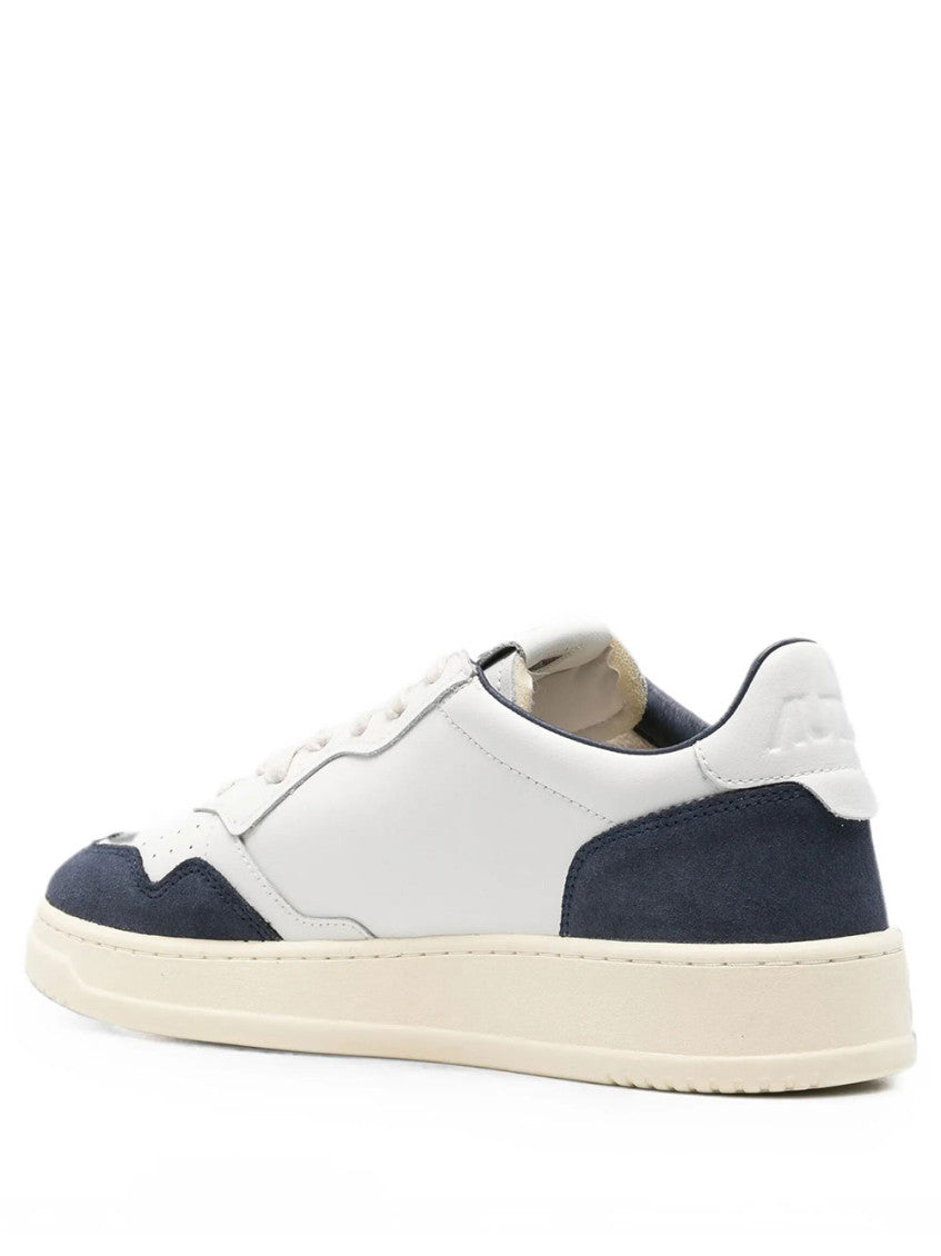 White Color Block Sneakers 3