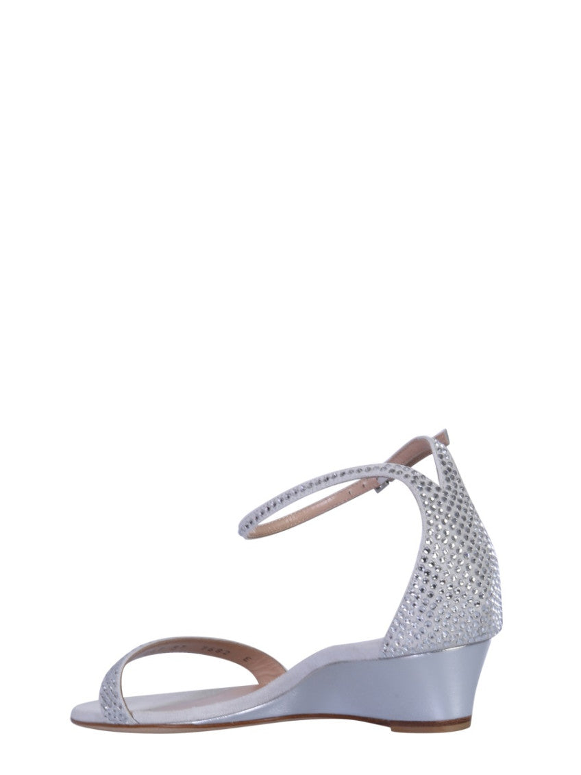Grey Embellished Sandals 2