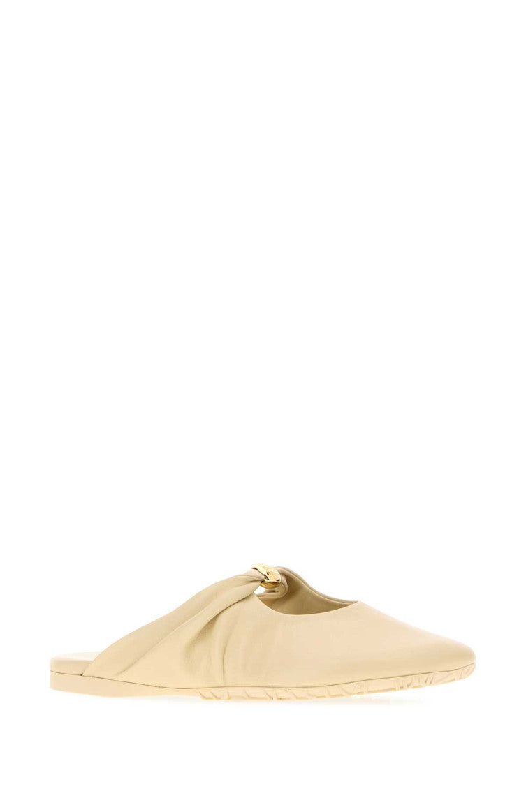 Yellow Solid Pebble Soft Mule 2