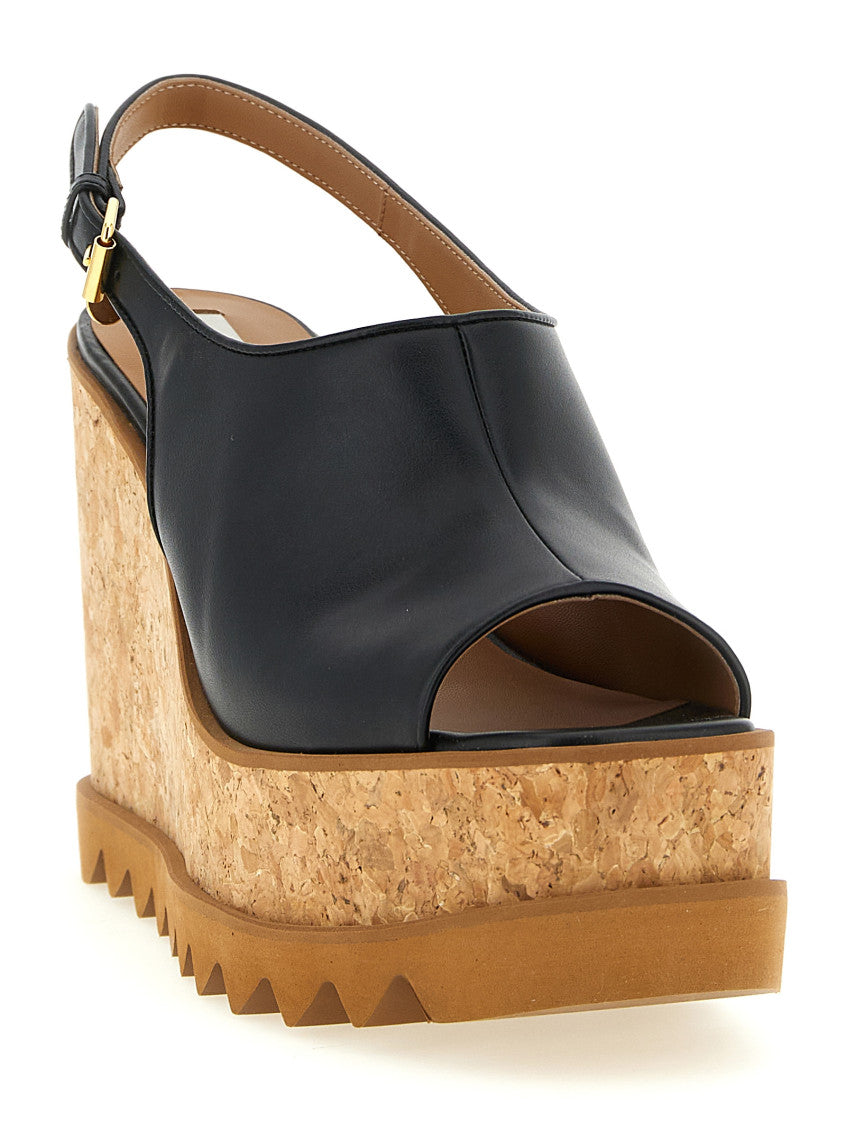 Black Solid Sandals 2