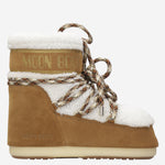 Brown Two-Tone Ankle Boots 1