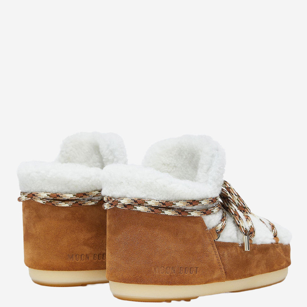 Brown Two-Tone Ankle Boots 3
