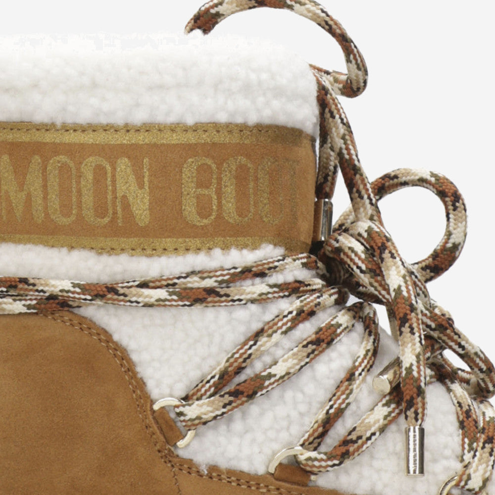 Brown Two-Tone Ankle Boots 4