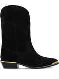 Black Suede Boots 1