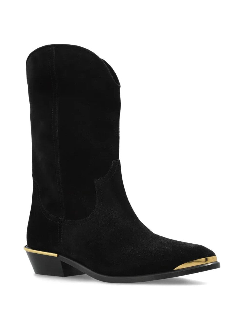 Black Suede Boots 3